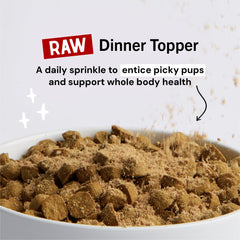 Stella & Chewy's powder texture close-up highlighting aroma boost