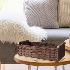 STOBSK close-up of paper rope weave highlighting handcrafted quality