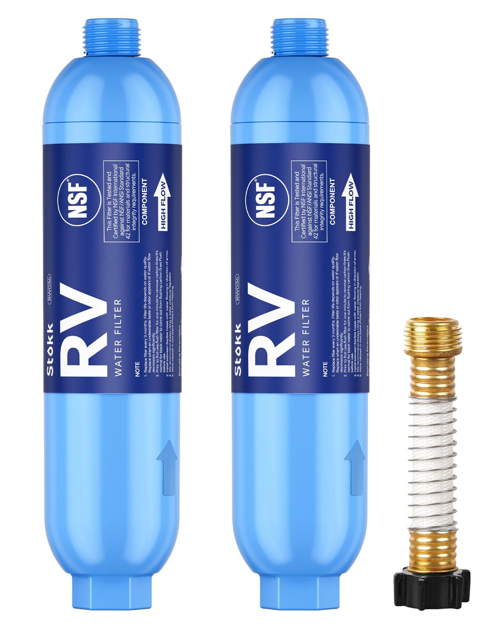 Stokk front packaging showing two filters and benefits