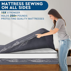 StorageRight three-sided dual-direction zipper open for easy loading