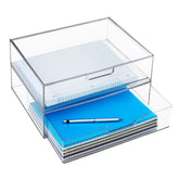 STORi clear front view showing two drawers and visibility benefit