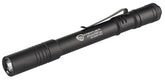 Streamlight Stylus Pro front view showing compact design and tail-cap switch for reliable operation