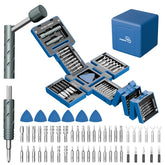 STREBITO cube tool kit front view showing organized bits and case for quick repairs
