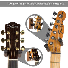 String Swing close-up of rubber cradle protecting guitar finish benefit