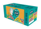 Strongheart pack front view showing 32-can case and variety benefits