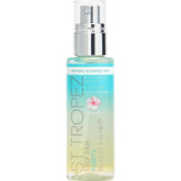 St.Tropez face mist front bottle showing product and benefits