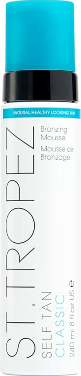 St.Tropez mousse front packaging showing product and benefit of reliable tan
