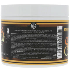 Suavecito Pomade open jar showing creamy texture for easy application and control