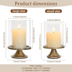 SUJUN close-up of large glass dome highlighting clarity and flame protection benefit