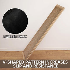 SUMLANS rubber backing detail providing non-slip grip for safety