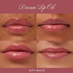 Summer Fridays swatch on arm showing soft mauve tint and moisturizing effect