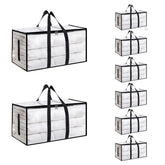SummitFlare front view clear bag showing packed contents and easy identification