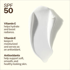 Sun Bum close-up label highlighting Vitamin E and antioxidant benefit