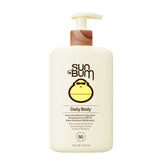 Sun Bum front bottle showing SPF 50 protection and lightweight benefit