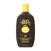 Sun Bum front packaging showing SPF 15 and 8 oz size for daily protection