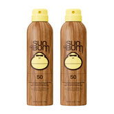 Sun Bum original SPF 50 front packaging showcasing protective spray
