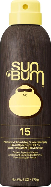 Sun Bum front packaging showing SPF 15 and beach-ready benefit