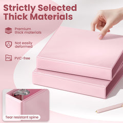SUNEE interior pockets holding unpunched handouts to prevent loose papers