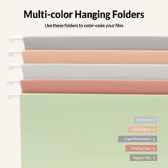 SUNEE 1/5-cut tabs and blank label inserts ready for fast customization