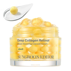 SUNGBOON EDITOR front packaging showing compact capsule jar and product benefit