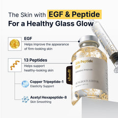SUNGBOON EDITOR silk peptide droplets close-up showing smoothing benefit