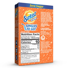 SINGLES TO GO! close-up of single stick packet highlighting easy tear-and-use benefit