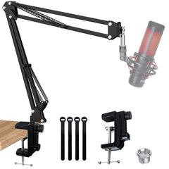 SUNMON boom arm front view showing solid construction and easy reach