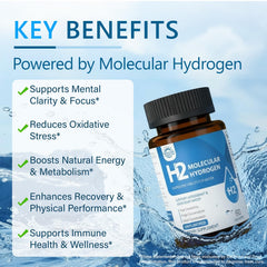 Sunshine & Rain tablet dissolving in water showing rapid hydrogen release