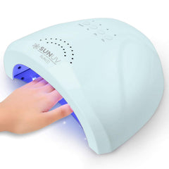 SUNUV SUNONE front view showing lamp opening and fast curing benefit