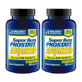 SUPER BETA PROSTATE front packaging showing benefits and bottle for clear identification