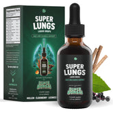 SuperBonsai Super Lungs front label showing product name and benefits