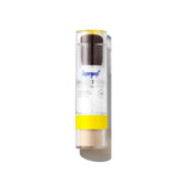 Supergoop! brush compact front view showing portable SPF benefit