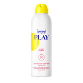 Supergoop! front packaging showing Sunny Citrus bottle and SPF benefit