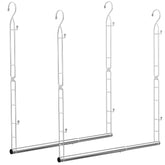 Supforce front view of hanging closet rod showing compact expansion benefit