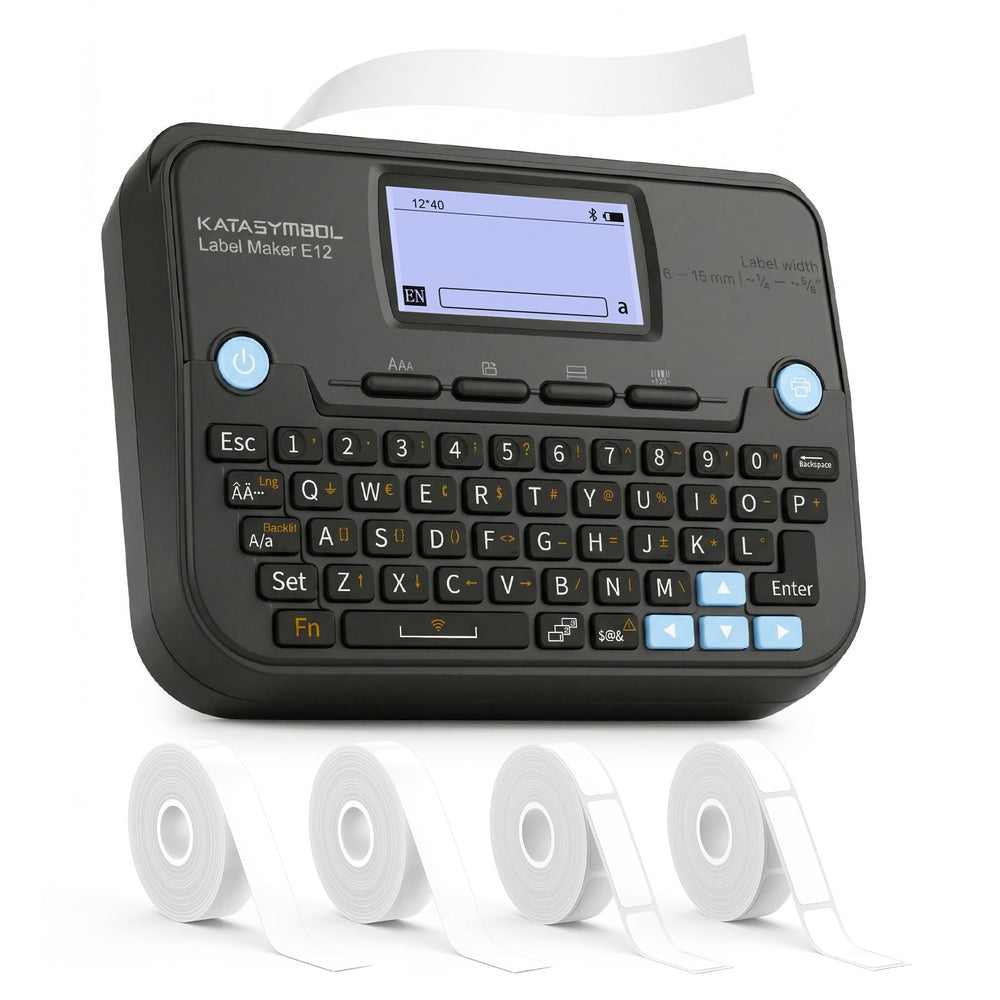 SUPVAN E12 front view showing compact design and immediate printing benefit