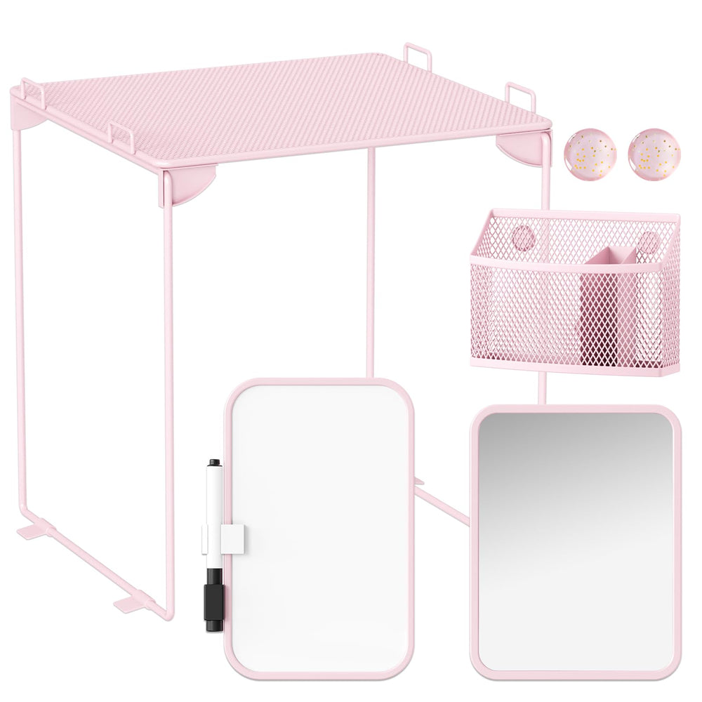 Svartur front view of full pink locker kit showing organized storage and visual appeal
