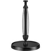 Swaitee front view countertop holder showing sleek black finish and space-saving design benefit