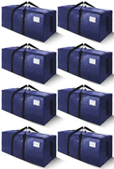SWEET DOLPHIN front view of blue 8-pack showing large capacity and neat stacking