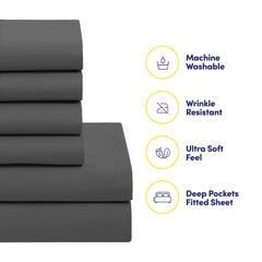 Sweet Home Collection comforter edge showing loft and fill for lightweight warmth