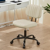 Sweetcrispy front view of compact office chair showing clean design and comfort