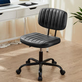 Sweetcrispy front view compact chair showing slim profile and space-saving benefit