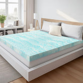 Sweetcrispy full-size topper front view showing smooth surface and even support