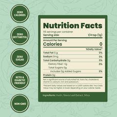 SweetLeaf pouring action into cup delivering easy, measured sweetness benefit