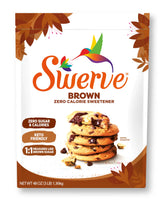 Swerve brown front packaging showing brand and brown sugar substitute benefits