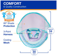 SwimWays Hyper-Flate valve close-up for fast inflation and easy setup