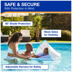 SwimWays inner spring stability detail demonstrating balanced, anti-tip design