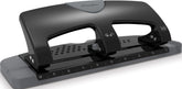 Swingline front view of 3-hole punch showing sturdy build and easy operation