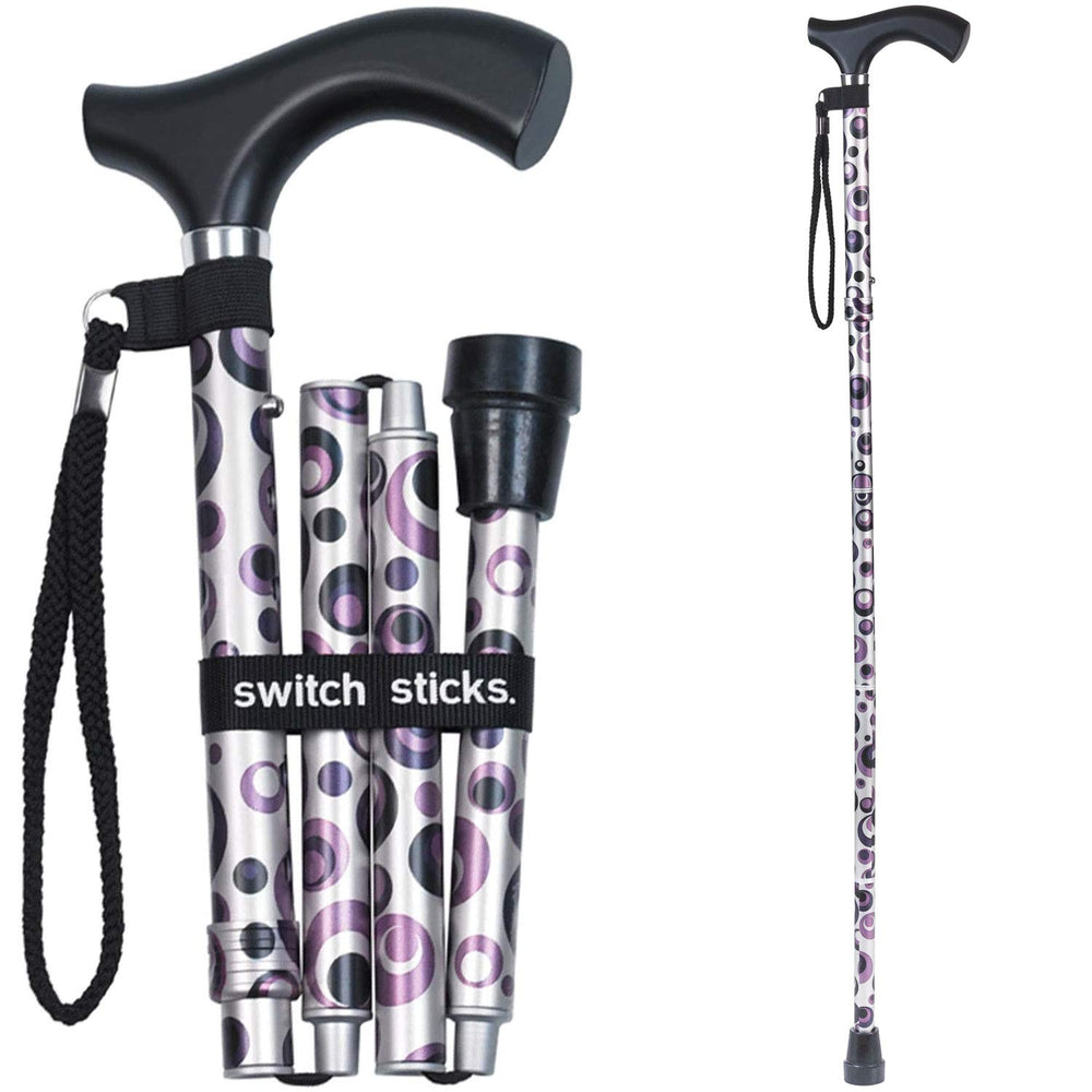 Switch Sticks Storm front view shows pattern and polished finish, enhances style