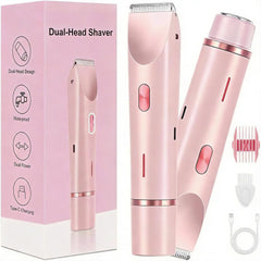 SXIOQI Dermave front view showing light pink body and controls for easy grooming