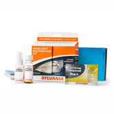 SYLVANIA kit box front view showing included parts and benefit of complete repair